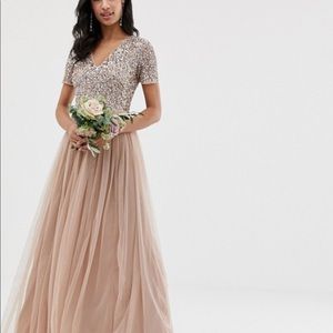 Tulle maxi dress